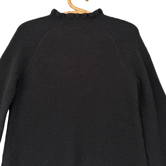 Banana Republic | Ruffle Sleeve Ribbed Knit Sweater Size S - Picture 6 of 11